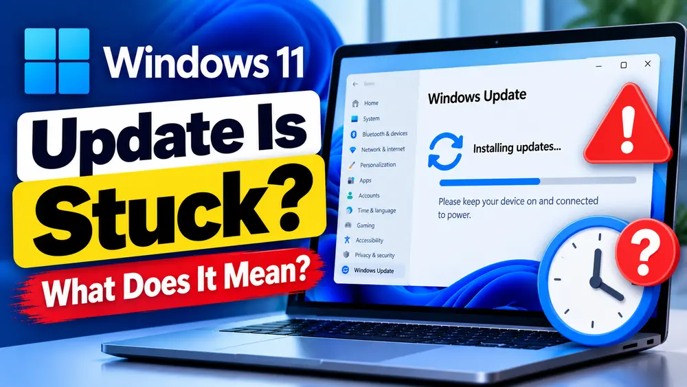 Windows 11 update stuck